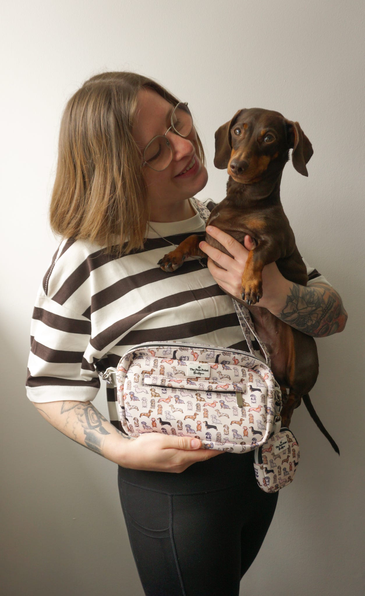 The Dachshund Dog Walking Bag