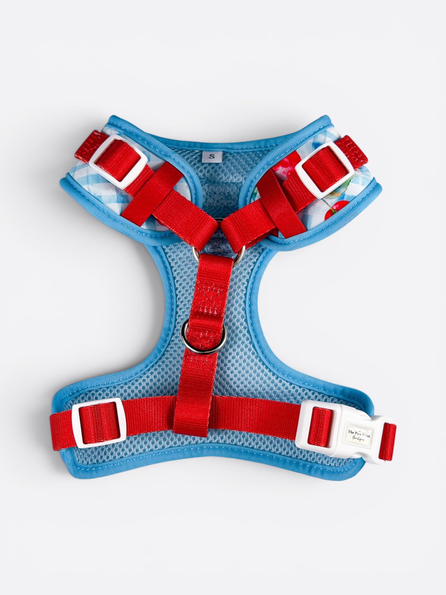 Cherry Gingham Adjustable Harness