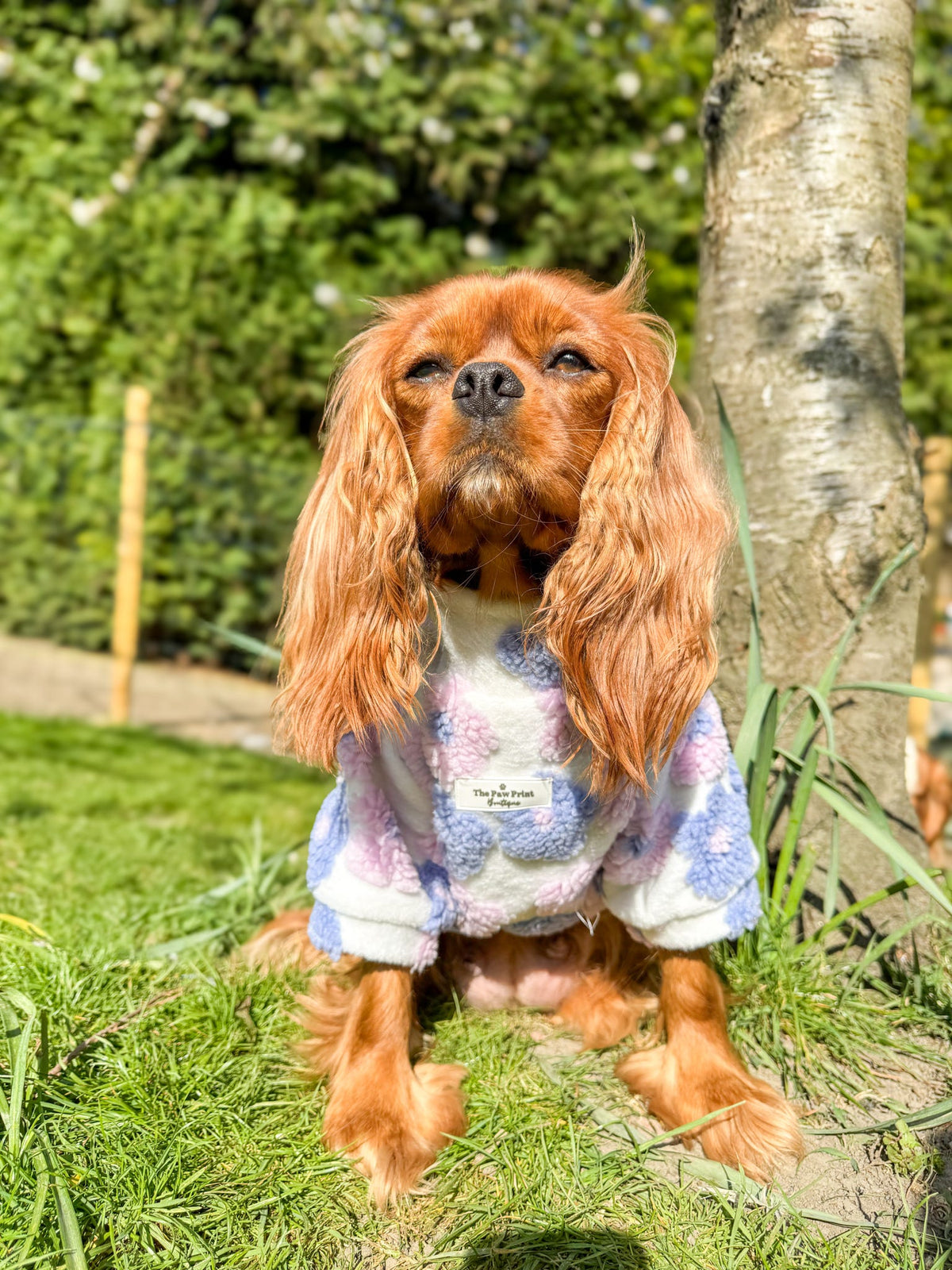 The Lavender Lilac Floral Fleece