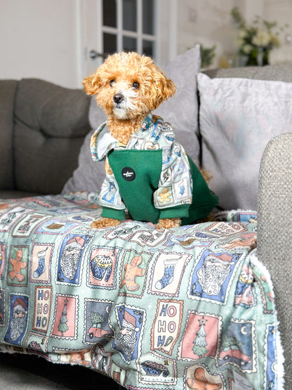 The Santas Stamps Dog Hoodie