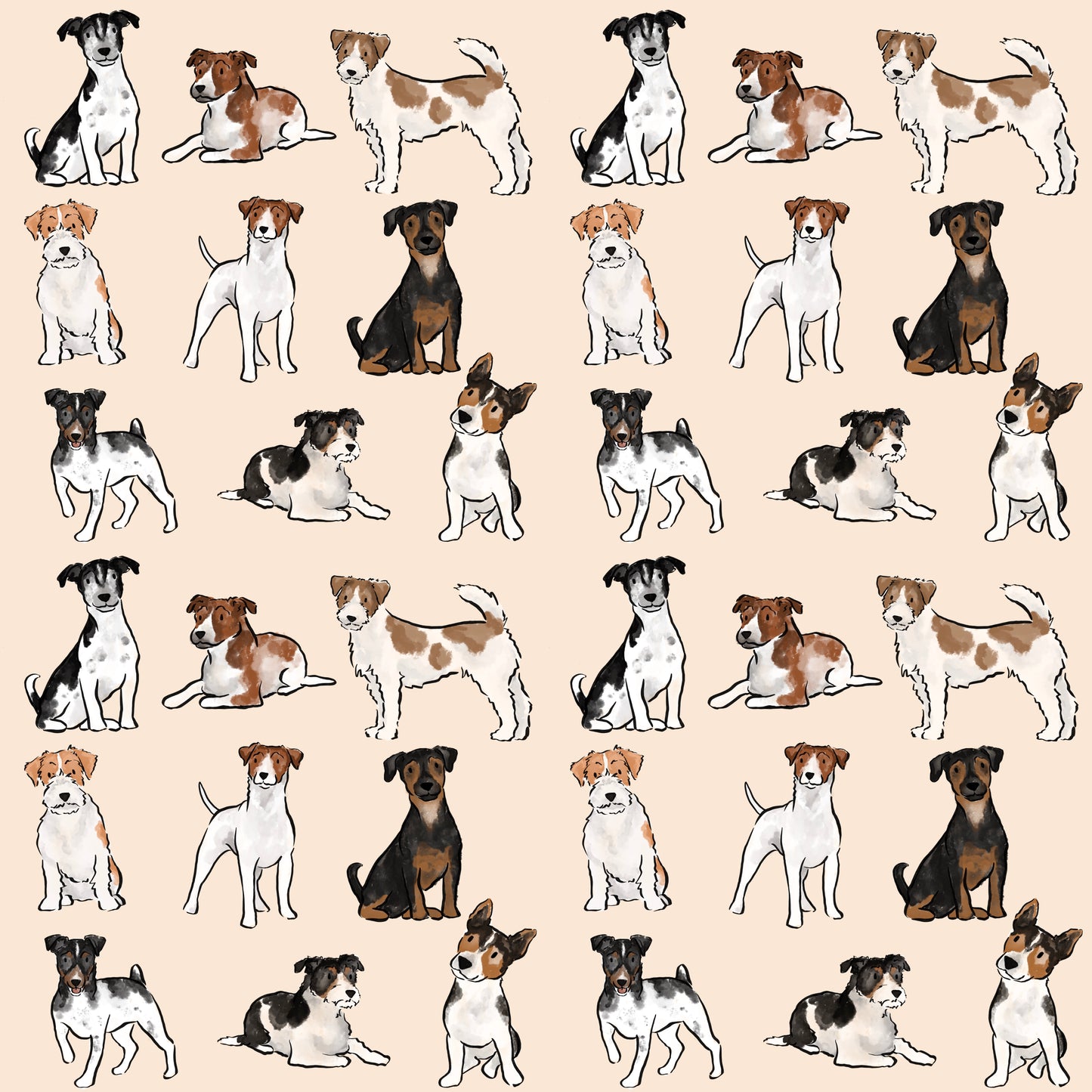 Jack Russel Dog Blanket