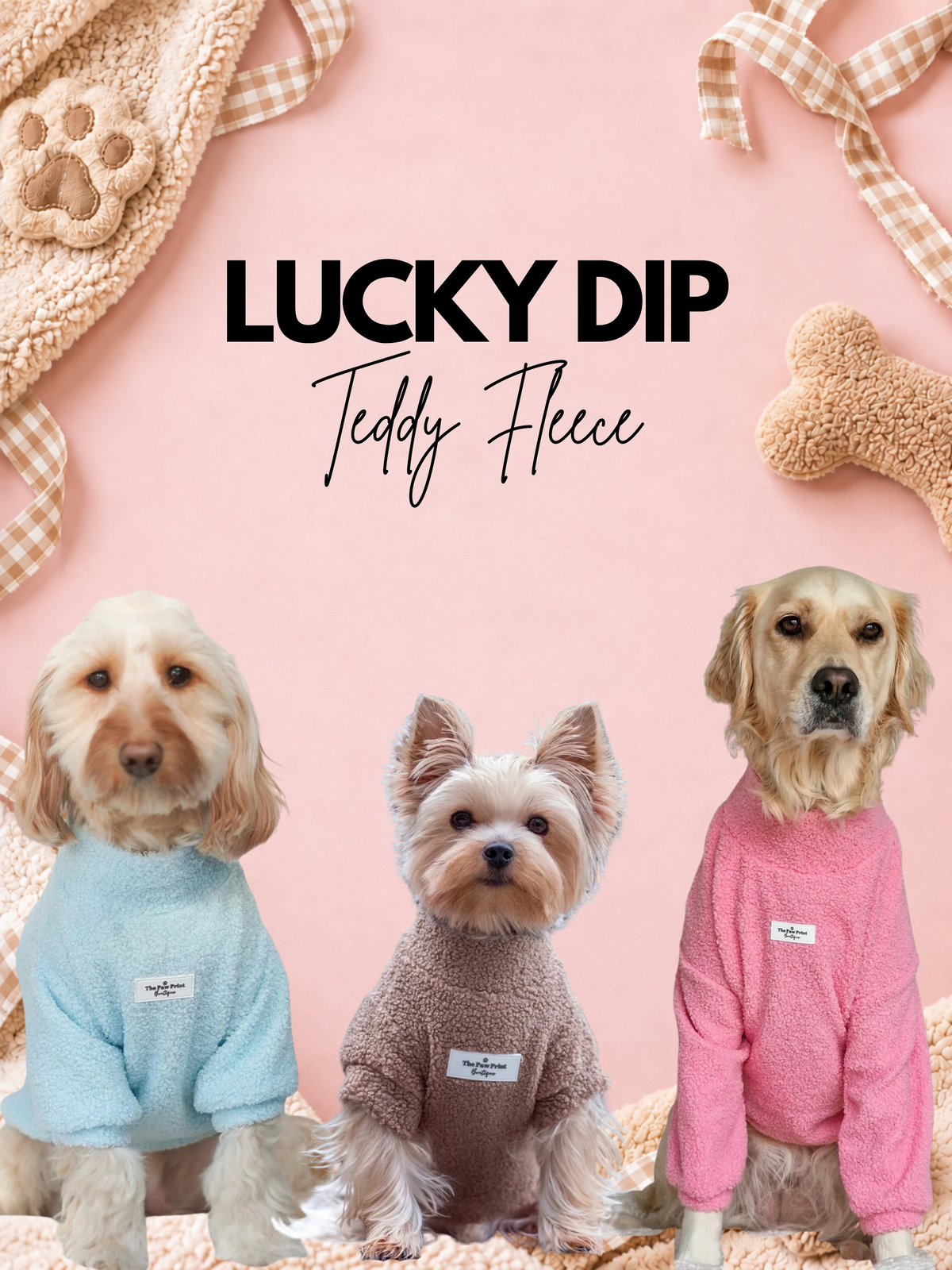 LUCKY DIP TEDDY FLEECE