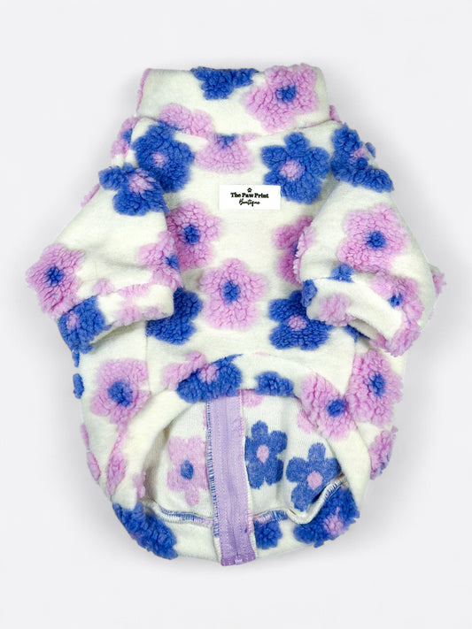The Lavender Lilac Floral Fleece