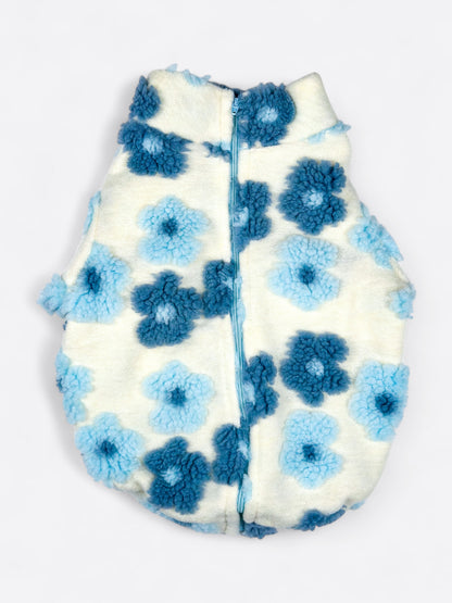 The Bluebell Blue Floral Fleece