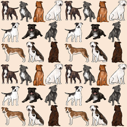 Staffy Dog Blanket