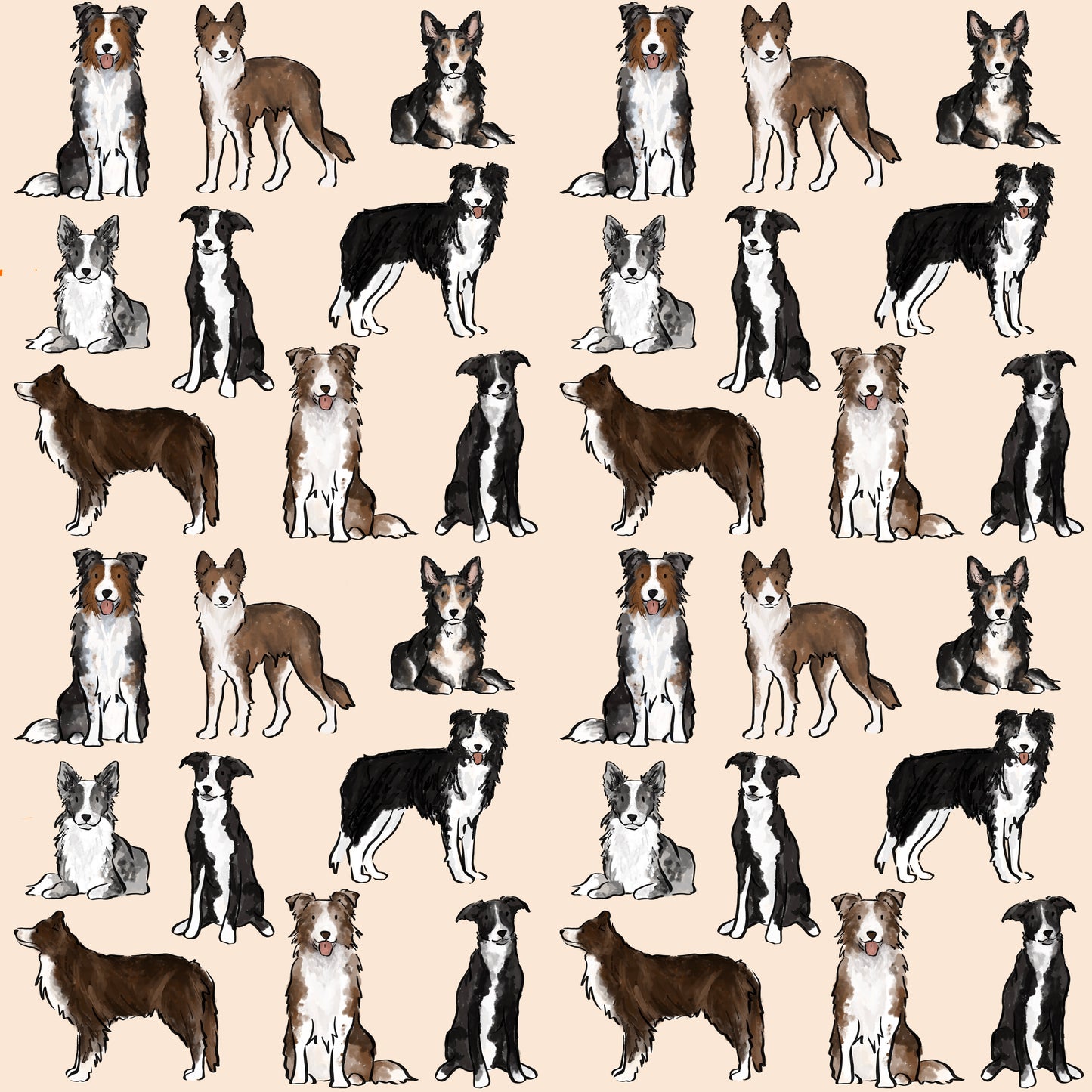 The Border Collie Dog Walking Bag