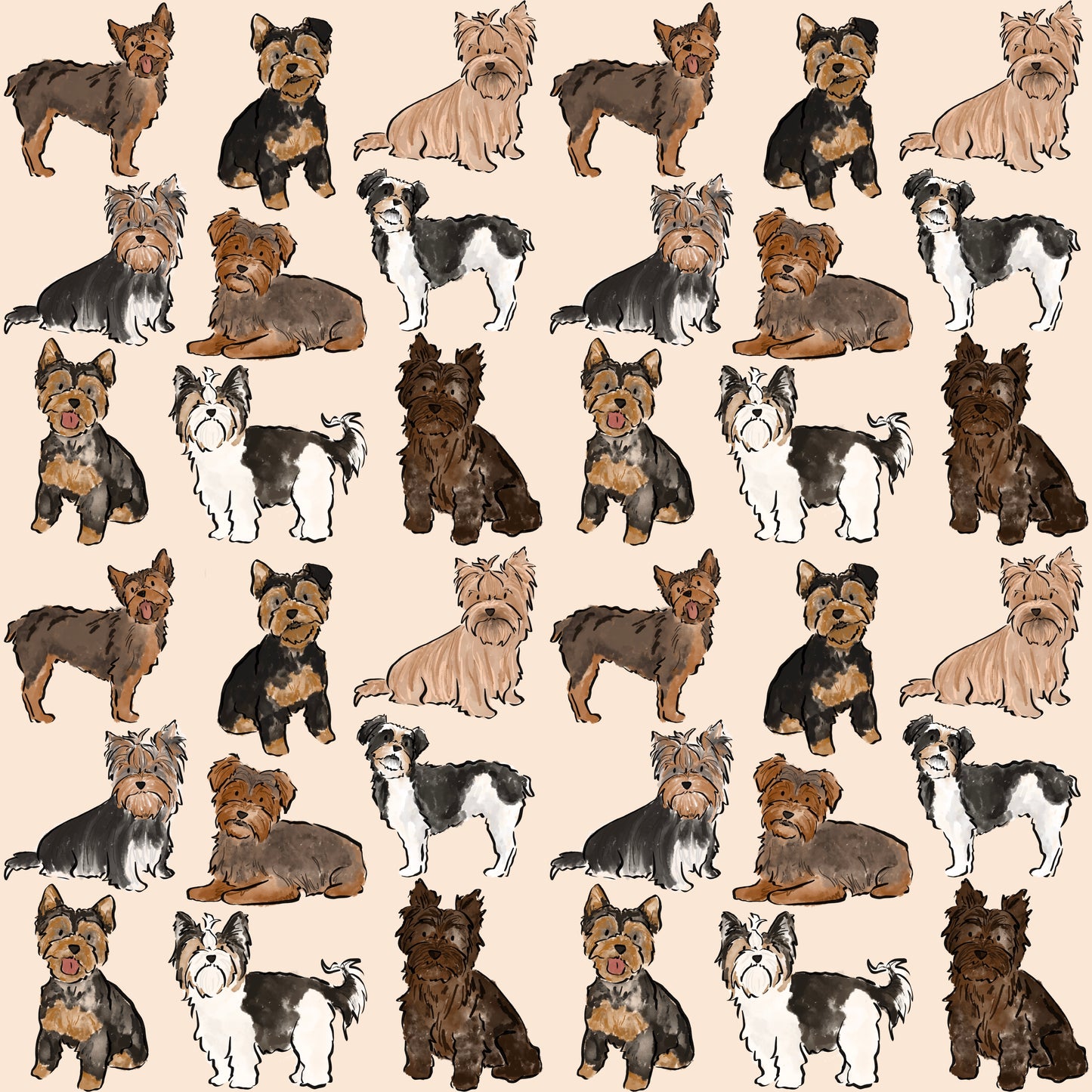 The Yorkie Dog Walking Bag